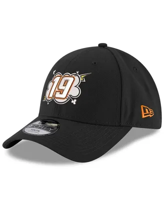 Big Boys and Girls New Era Black Martin Truex Jr Super Hero 9FORTY Adjustable Hat