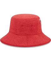 Men's New Era Heather Cardinal Arizona Cardinals Bucket Hat