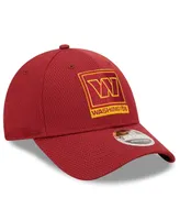 Men's New Era Burgundy Washington Commanders Framed Af 9FORTY Snapback Hat