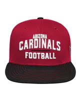 Big Boys and Girls Cardinal, Black Arizona Cardinals Lock Up Snapback Hat