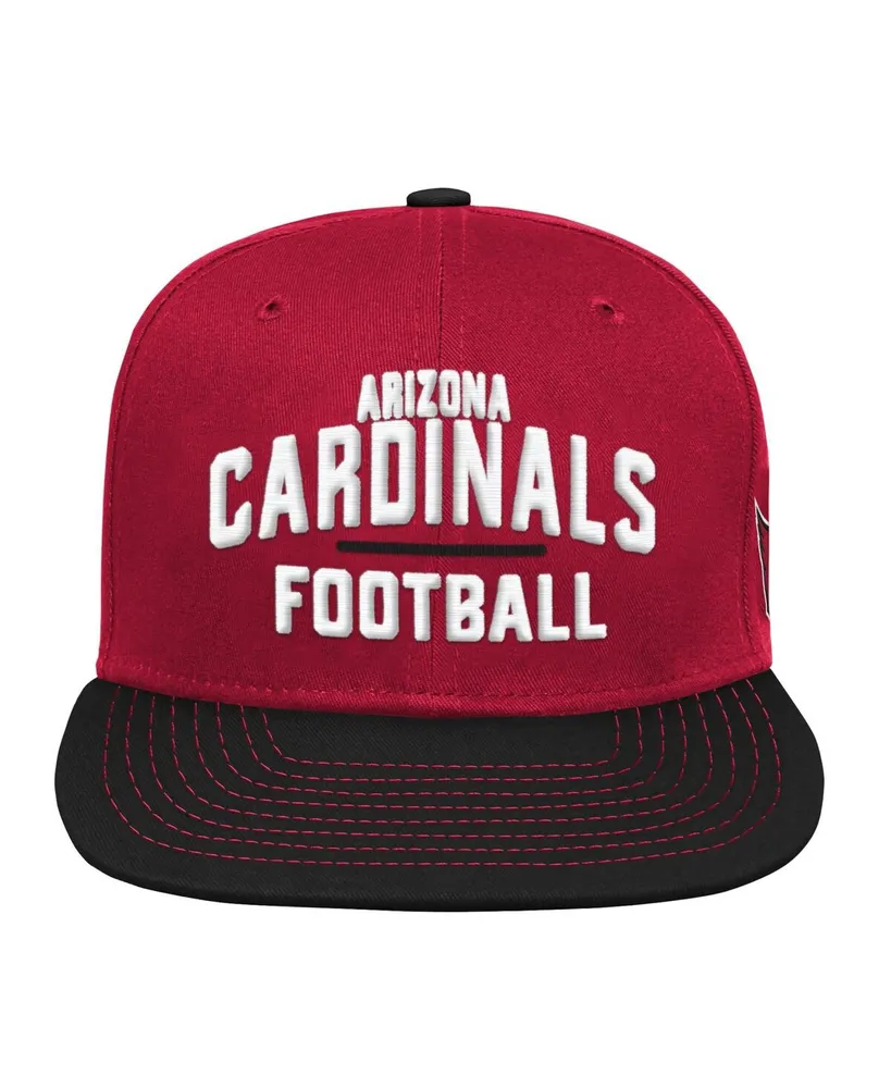 Preschool Boys and Girls Cardinal, Black Arizona Cardinals Lock Up Snapback Hat