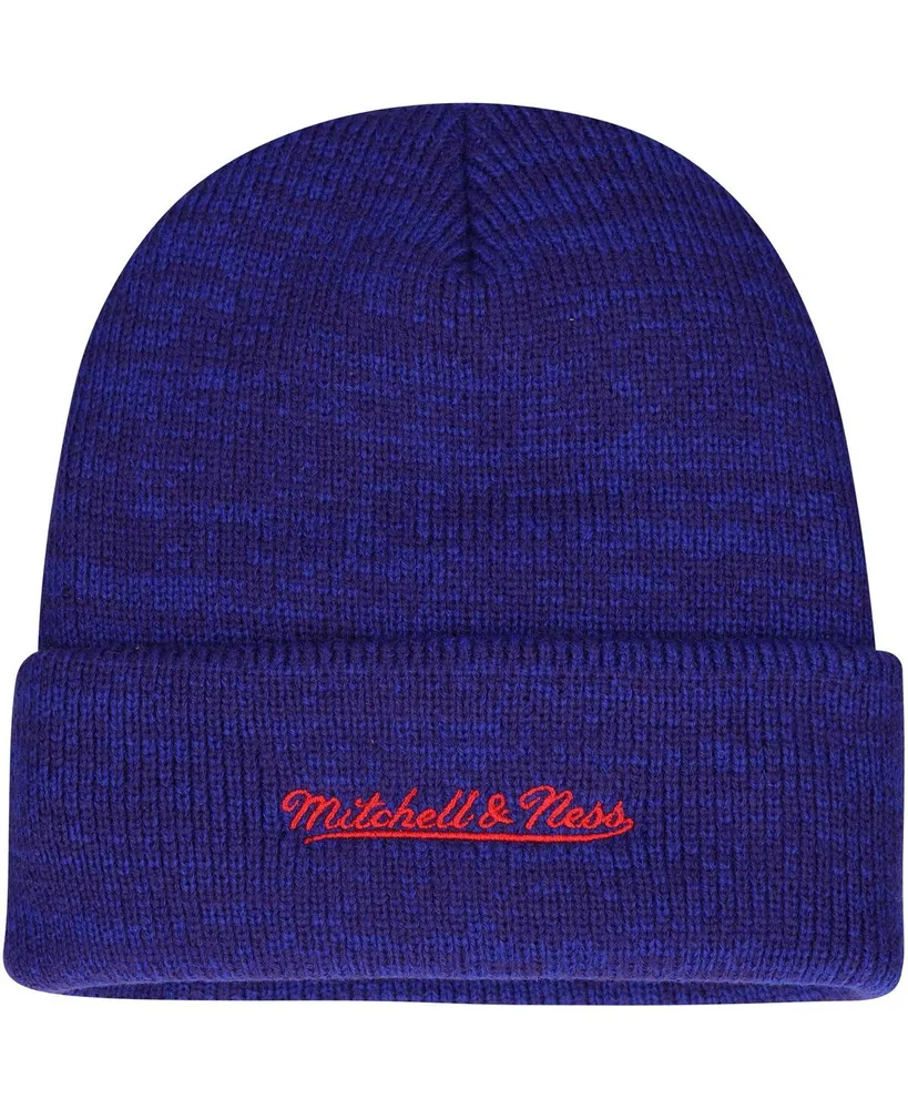 Big Boys and Girls Mitchell & Ness Red New England Patriots Fandom Cuffed Knit Hat