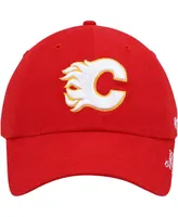 Women's '47 Brand Red Calgary Flames Team Miata Clean Up Adjustable Hat