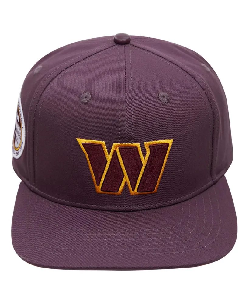 Men's Pro Standard Burgundy Washington Commanders Classic Snapback Hat