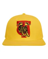 Men's Pro Standard Gold Tuskegee Golden Tigers Evergreen Tu Snapback Hat