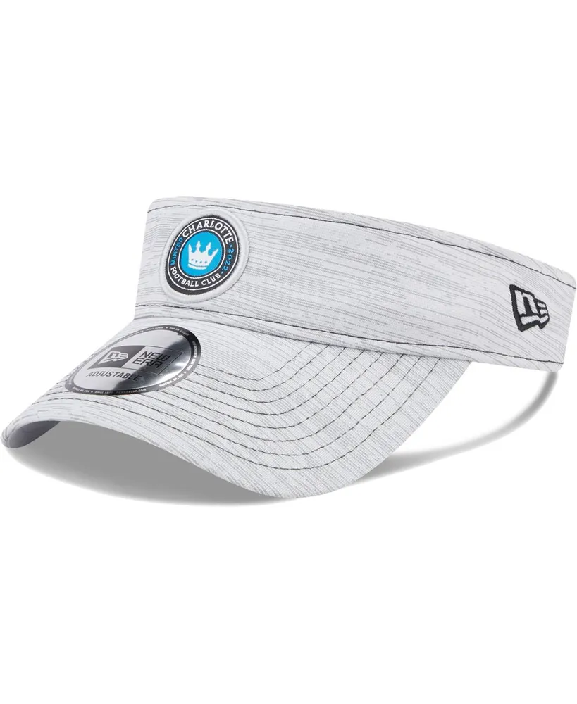 Men's New Era Gray Charlotte Fc Adjustable Visor