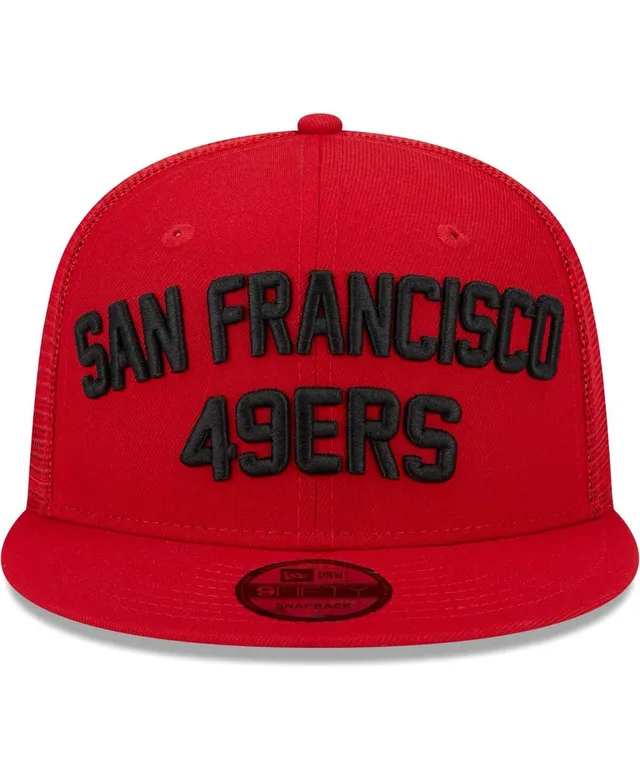 San Francisco 49ers Pro Standard Stacked Snapback Hat - Black