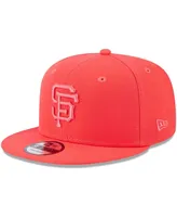 Men's New Era Red San Francisco Giants Spring Color Basic 9FIFTY Snapback Hat