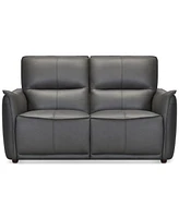 Polner 63" Leather Power Motion Loveseat, Created for Macy's