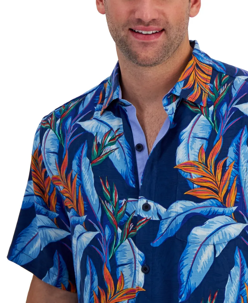 Tommy Bahama Men's Hot Tropics Floral-Print Button-Down Shirt