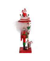 Kurt Adler 10" Hollywood Nutcracker with Santa Hat