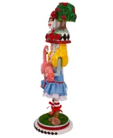 Kurt Adler 19" Hollywood Alice with Flamingo Nutcracker