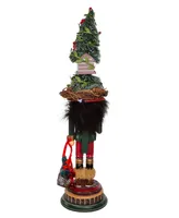 Kurt Adler 19.5" Hollywood Cardinal in Tree Hat Nutcracker