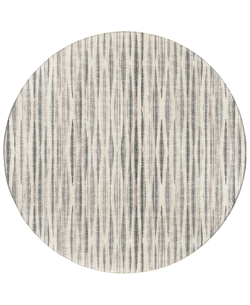 Addison Waverly Outdoor Washable AWA31 8' x Round Area Rug