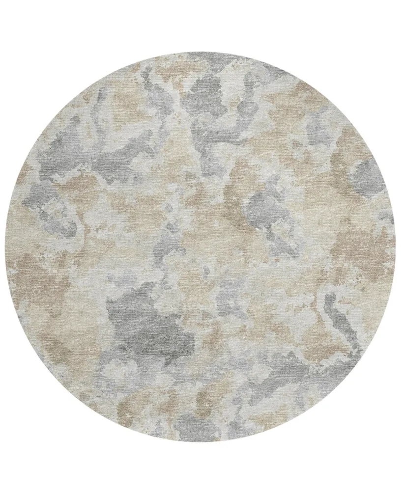 Addison Accord Outdoor Washable AAC32 8' x Round Area Rug