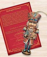 Designocracy Nutcracker Prince Christmas Wooden Ornaments Holiday Decor G. DeBrekht