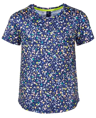 Id Ideology Big Girls Pebble Printed short Sleeve T-Shirt, Created for Macy's