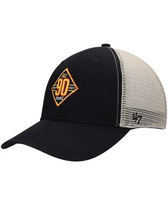 Men's '47 Brand Black, Natural Washington Commanders 90th Season Mvp Trucker Snapback Hat