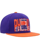 Men's Mitchell & Ness Purple Phoenix Suns Soul Cross Check Snapback Hat