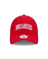 Women's New Era Red Tampa Bay Buccaneers Collegiate 9TWENTY Adjustable Hat