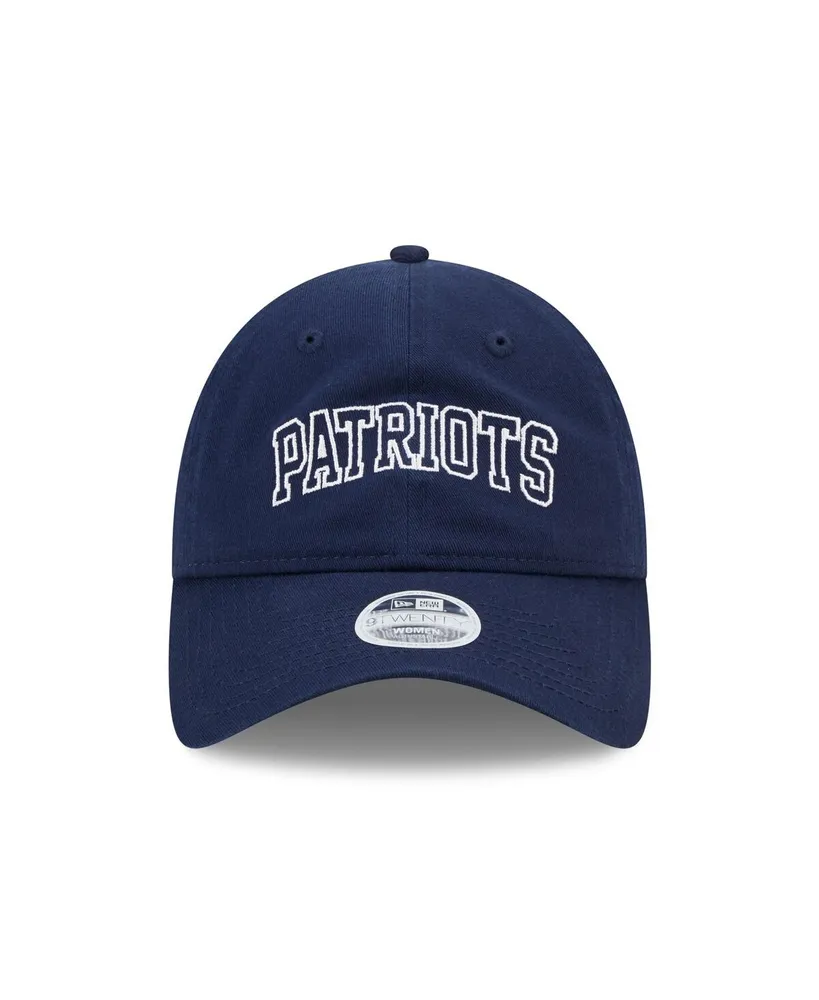 Women's New Era Navy New England Patriots Collegiate 9TWENTY Adjustable Hat