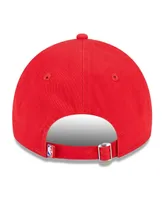 Men's New Era Red Toronto Raptors 2023 Nba Draft 9TWENTY Adjustable Hat