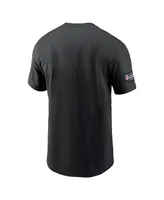 Men's Nike Black Los Angeles Chargers 2023 Nfl Crucial Catch Sideline Tri-Blend T-shirt