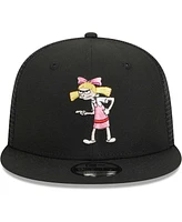 Men's New Era Black Hey Arnold! Helga Trucker 9FIFTY Snapback Hat