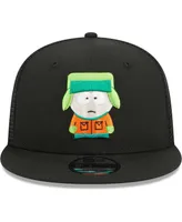 Men's New Era Black South Park Kyle Mesh Trucker 9FIFTY Snapback Hat