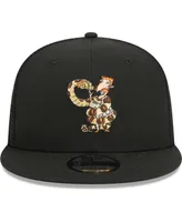 Men's New Era Black The Wild Thornberrys Nigel Thornberry Trucker 9FIFTY Snapback Hat