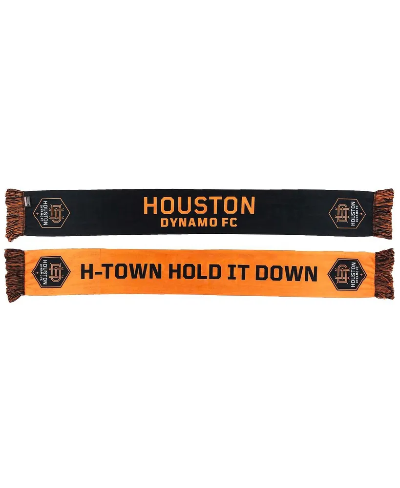 Men's and Women's Orange, Black Houston Dynamo Two-Tone Summer Scarf