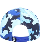 Men's Cookies Blue, Camo Across the Board Snapback Hat