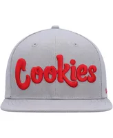 Men's Cookies Heather Gray Original Mint Snapback Hat