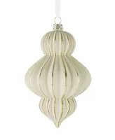 Seasonal Gesso Finial Glass Ornament Millimeter