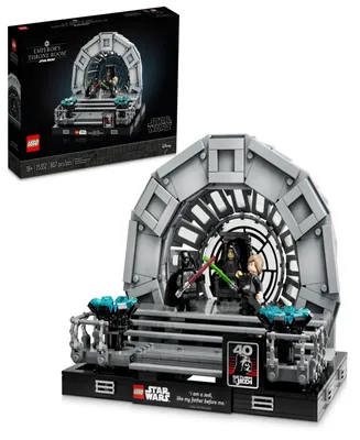 Lego Star Wars 75352 Emperor's Throne Room Diorama Toy Building Set with Darth Vader, Luke Skywalker & Emperor Palpatine Minifigures