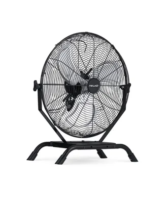 Newair 18" Outdoor Rated 2-in-1 High Velocity Floor or Wall Mounted Fan with 3 Fan Speeds and Adjustable Tilt Head