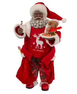 Kurt Adler 10.5" Fabriche Santa in Pajamas and Robe