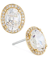 Eliot Danori Crystal Halo Stud Earrings