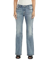 Silver Jeans Co. Women's Be Low Low Rise Flare Jeans