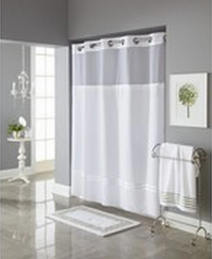 Hookless Escape Shower Curtain with Liner, 71" x 74"