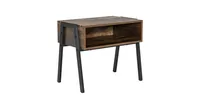 Stackable Night Stand Shelf Accent Table with Metal Frame