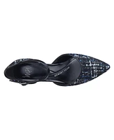 Impo Women's Edmee Pointed Toe Kitten Heel Ankle Strap Pumps