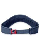 Men's Top of the World Navy Ole Miss Rebels Terry Adjustable Visor