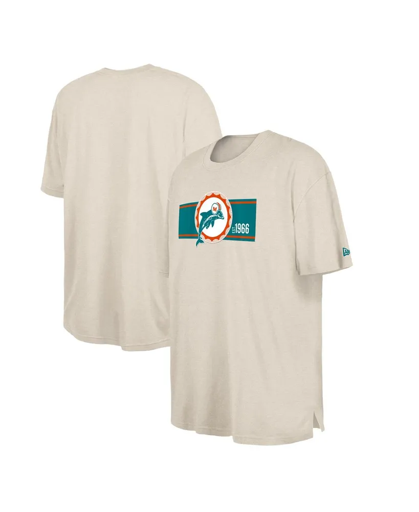 Men's New Era Cream Miami Dolphins 2023 NFL Draft Big & Tall T-Shirt