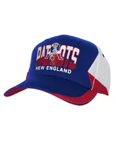 Big Boys and Girls Mitchell & Ness Royal New England Patriots Retro dome Precurved Adjustable Hat