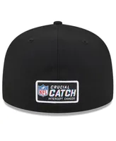 Men's New Era Black Pittsburgh Steelers 2023 Nfl Crucial Catch 59FIFTY Fitted Hat