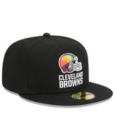 Men's New Era Black Cleveland Browns 2023 Nfl Crucial Catch 59FIFTY Fitted Hat