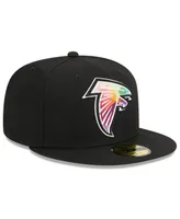 Men's New Era Black Atlanta Falcons 2023 Nfl Crucial Catch 59FIFTY Fitted Hat