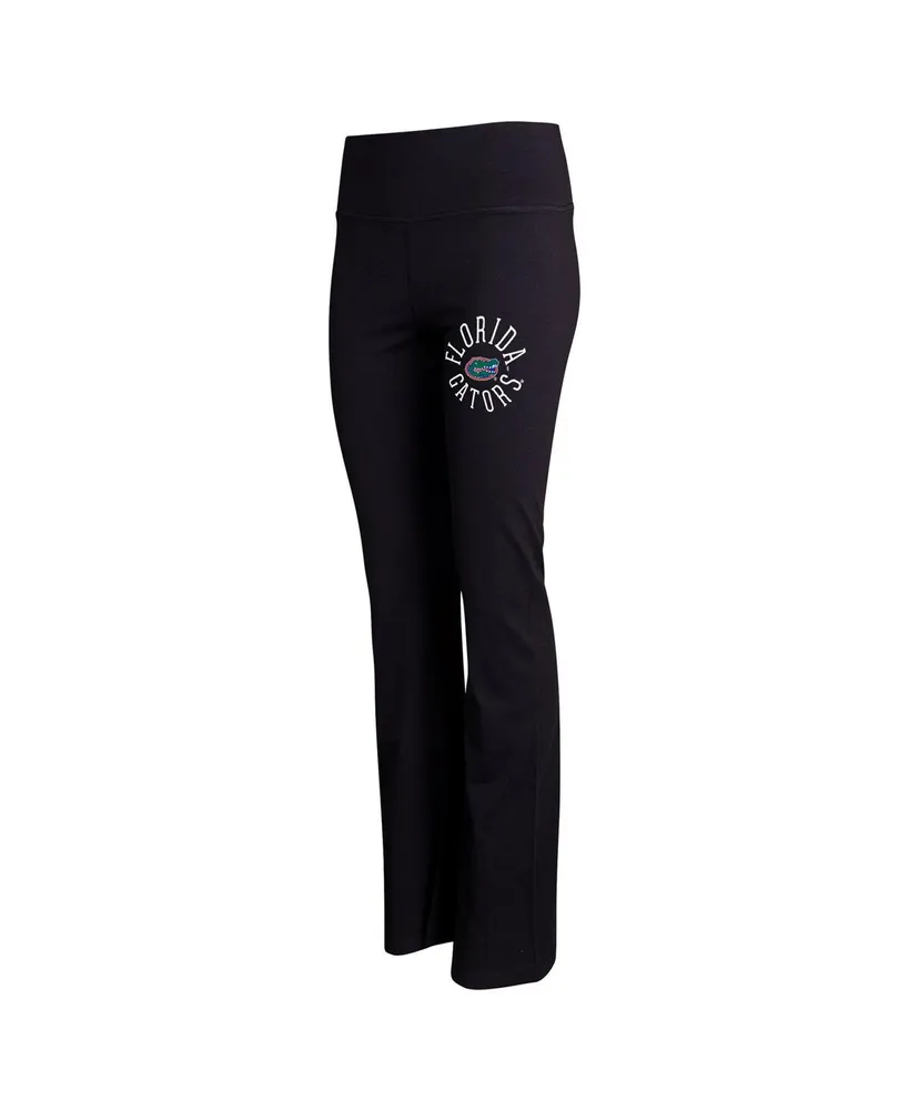 Concepts Sport Women's Concepts Sport Black Florida Gators Enclave  Tri-Blend Flared Leggings