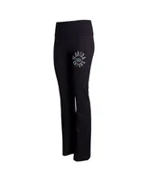 Women's Concepts Sport Black Florida Gators Enclave Tri-Blend Flared Leggings